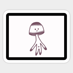 Purple guy Sticker